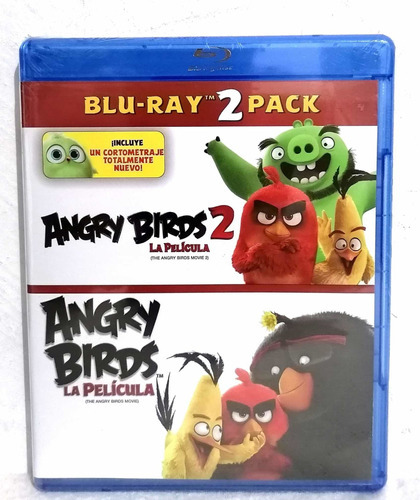 Angry Birds 1 Y 2 Blu-ray 2 Discos