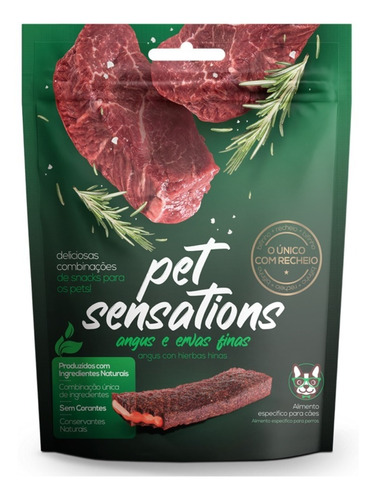 Bifinho Petisco Pet Sensations Ângus E Ervas Finas 300g