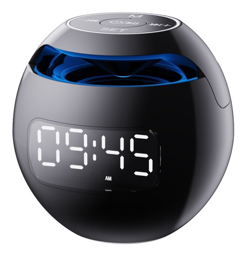 Reloj Despertador Con Parlante Usb Bluetooth Alarma Grados