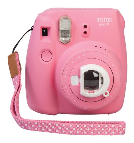 Fuji Instax Mini 9 Rosa Flamenco Tipo Polaroid Nueva Oficial