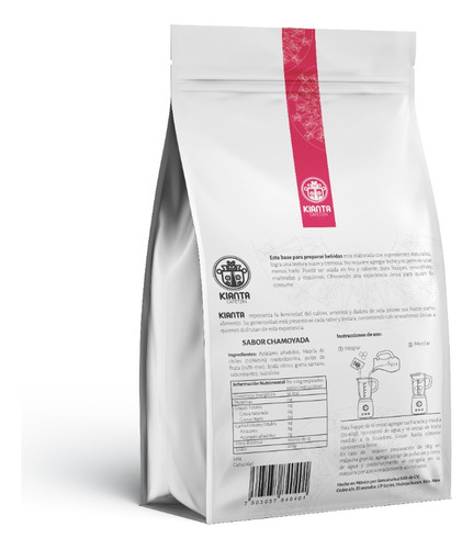 Base Kianta Chamoyada Frappe/smoothie/sodas/esquimo 1.5kg