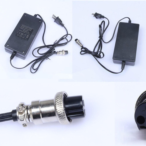 Cargador De Scooter Eléctrico Adaptador De Fuente De