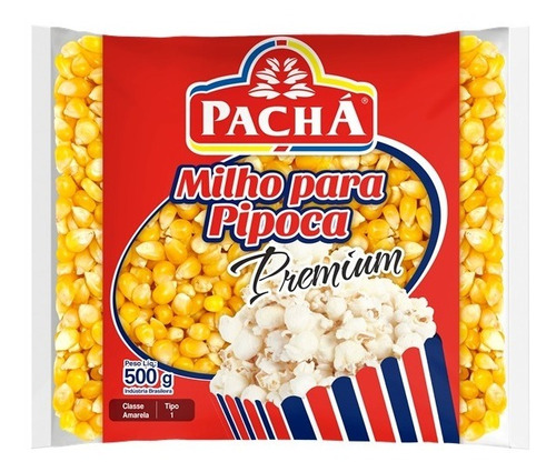Milho De Pipoca Premium 500g Pachá