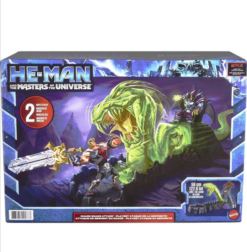 He Man Play Set Ataque De Serpiente. Master Of The Universe