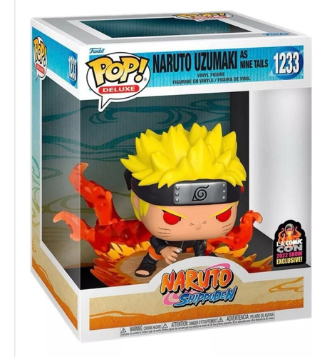 Funko Naruto Nueve Colas 1233 As Nine Tiles, Sasuke, Boruto