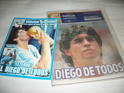 Revi Poster De Maradona * Eterno * Y Suple De Popular