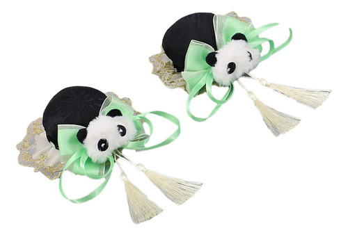 2 Pinzas Para El Cabello De Estilo Chino, Accesorios Verde