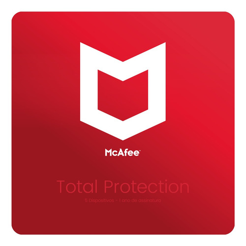 Mcafee Proteção Total 1 Ano  Pc Mac Tablet 5 Disposistivos