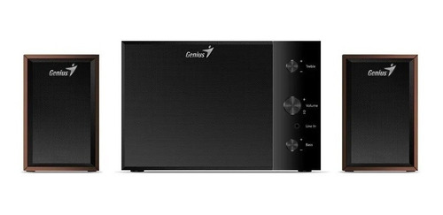 Imagen 3 de 3 de Parlantes Genius Sw-2.1 350w Madera