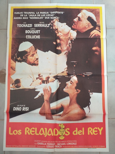 Poster  Afiche Cine - Los Relajados Del Rey *