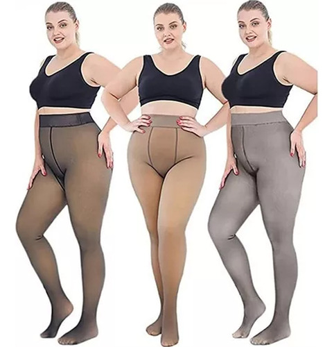 Forro Polar Falso, Translúcido Y Cálido, Talla Grande, 4 Uni