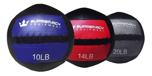 Balon Medicinal 2.0 Supremacy  14-lb  - Negro /rojo