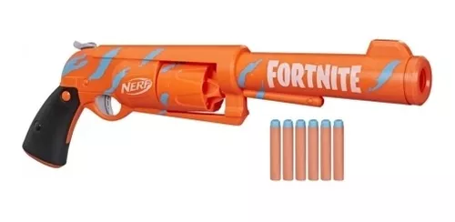 Lançador De Dardos Nerf Fortnite Pistola 6-sh - Hasbro F2684