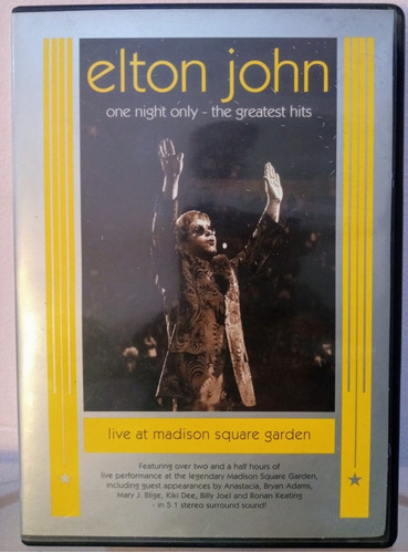 Elton John One Night Only Live At Madison Square Dvd