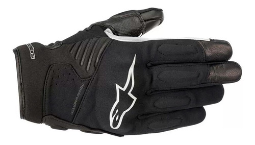 Guantes Cross Alpinestars Faster Glove Cuero Negro Enduro