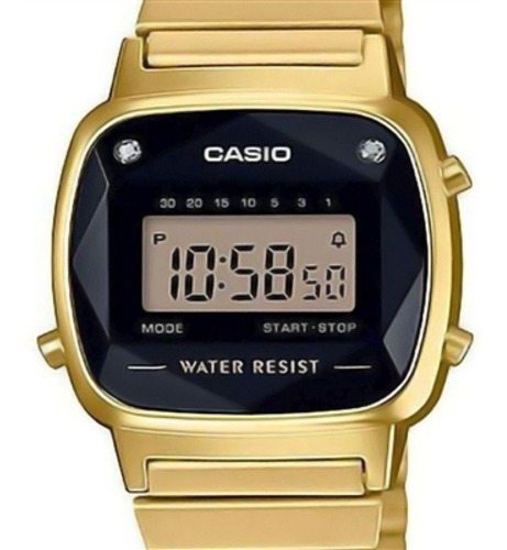 Relógio Casio Feminino La670wgad-1df Dourado Original + Nf