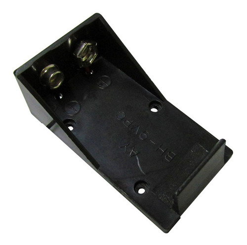 Portapila Soporte Sujetador Rígido Batería 9v
