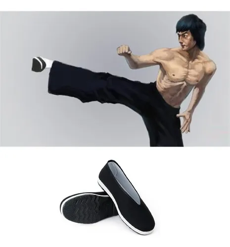 Zapatos De Kung fu De Algod n Zapatos Bruce Lee Artes Marc
