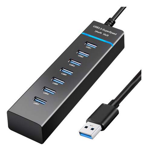 Hub Multipuerto Gadnic Usb 7 Puertos Gadnic Alta Velocidad
