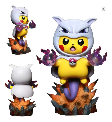 Figura Anime Coleccion Pokemon Gk Pikachu Mewtwo Cosplay