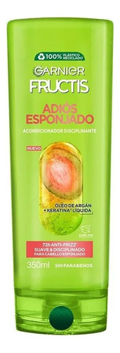 4 Pza Acondicionador Garnier Fructis Adiós Esponjado 350 Ml