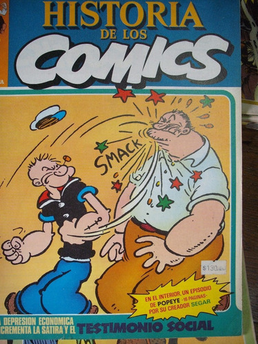 Historia De Los Comics Fascículo N° 5 Historieta De Popeye