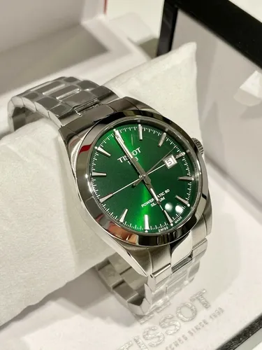 Reloj Tissot T1274071109101 Gentleman Automatic Silic Ag.ofi