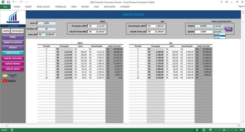 Imagem 9 de 10 de Planilha Controle Financeiro Pessoal (vba) - A Melhor!