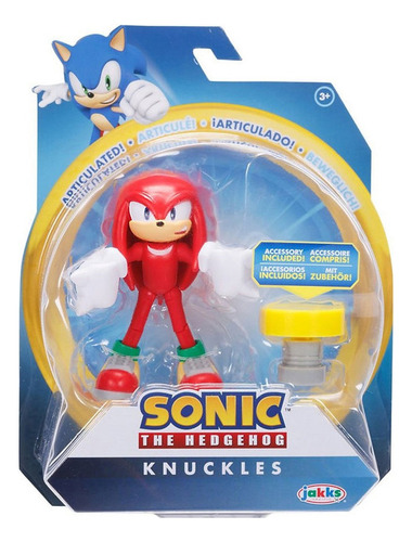Knuckless Figura Articulada Sonic The Hedgehog 4 Pulgadas