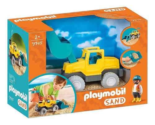 Juguete Excavadora Con Accesorios Playmobil Sand Febo