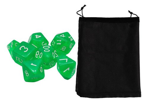 Juego De Dados Poliédricos De 7 Uds. D8 D4 D10 D12 D20 Para
