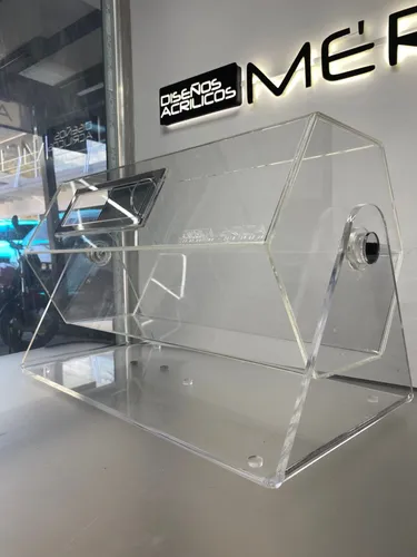 Biombo Transparente Giratorio