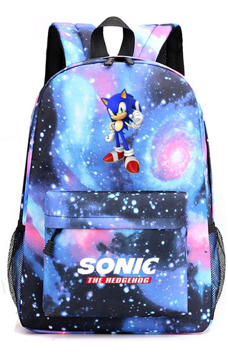 Mochila Escolar - Azul Sonic The Hedgehog