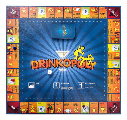 Drinkopoly Juego De Fiesta Divertido Juego De Bebida Para