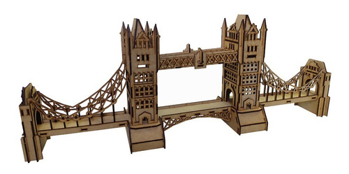 Imagen 3 de 5 de Rompecabezas 3d Puente De Londres / London Bridge Maqueta