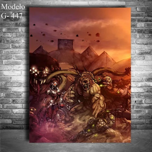 Cuadro Canvas Personalizado 35x50cm  Gears Of Wars