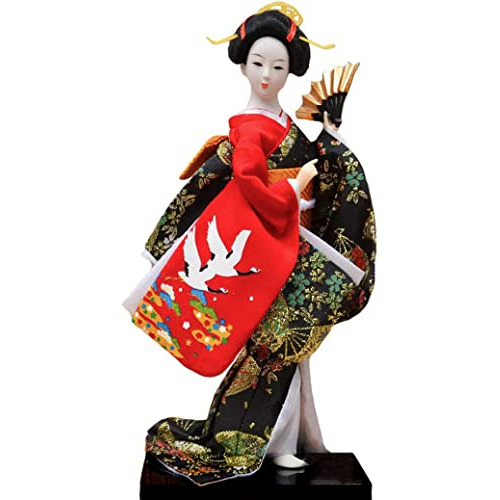 Muñeca Geisha Japonesa De Kimono De 12 , Muñeca Kimon...