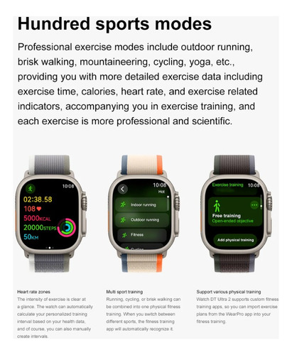 Smartwatch Reloj Inteligente Dt Ultra 2 Wifi Android Amoled