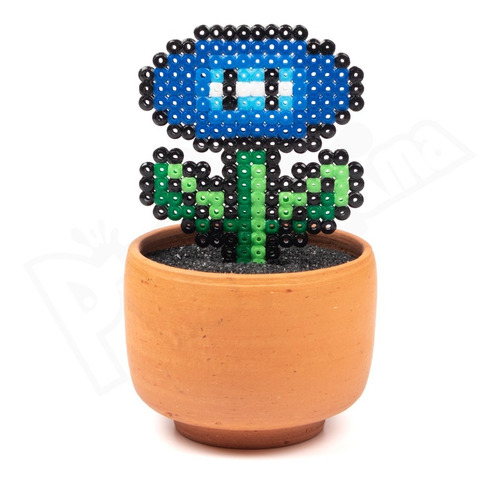 Matera Decorativa - Super Mario - Flor Hielo Pixel Art Geek