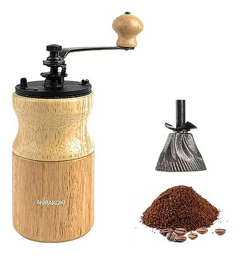 Molinillo De Café Manual Molino De Madera Con Manivela De Re