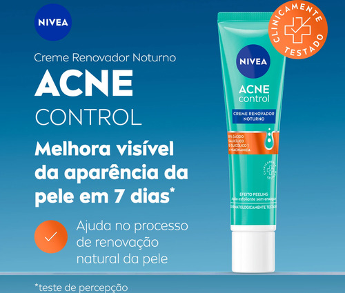 Creme Renovador Noturno Nivea Acne Control 40ml