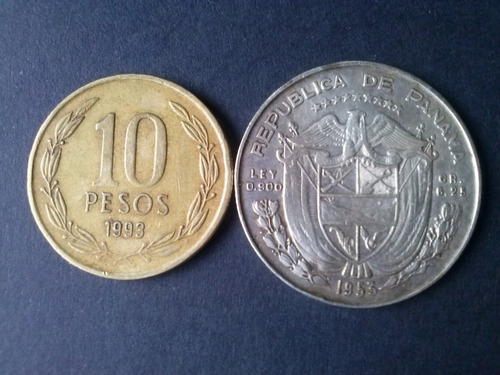 Panamá Un Cuarto De Balboa 1953 Plata