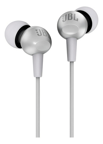 Headphone Fones De Ouvido Com Microfone Intra Auricular 9mm Cor Branco