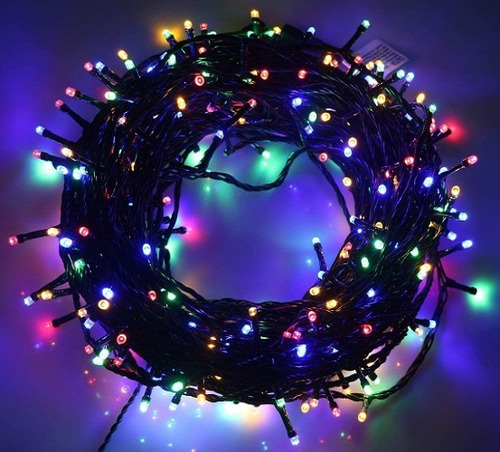 Luces De Navidad 200 Bombillos Decorativa Multicolor