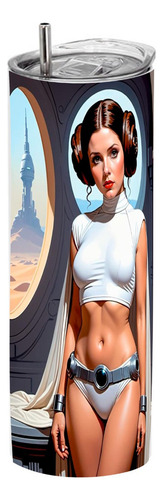 Termo Skinny Café 20 Oz - Star Wars Princesa Leia #04