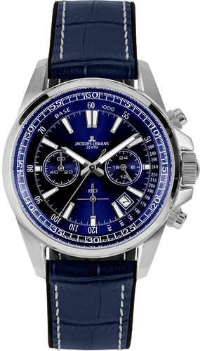 Reloj Jacques Lemans 1-2117c Liverpool Cronógrafo-azul