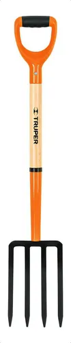 Pala Cavar Tierra Bieldo De 4 Dientes Truper Bj-4p