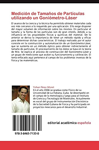 Libro Medición De Tamaños De Partículas Utilizando Un Gonió