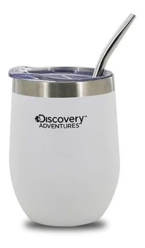 Vaso Discovery Mate Acero Inoxidable 350ml Con Tapa Bombilla