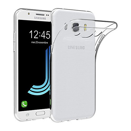 Funda Para Galaxy J5 2016 5.2 Pulgada Transparent Tpu Gom-02